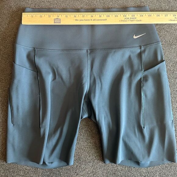 Nike Universa Medium Support High Rise 8” Bike Short Navy Blue Size XL - Picture 5 of 6